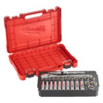 Ratschen- und Steckschlüsseleinsatz Set 1/2" metrisch