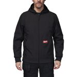 FREEFLEX Softshell Kapuzen-Jacke schwarz