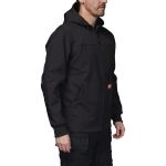 FREEFLEX Softshell Kapuzen-Jacke schwarz – Bild 3