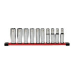 Steckschlüsseleinsatz 1/2" lang Set